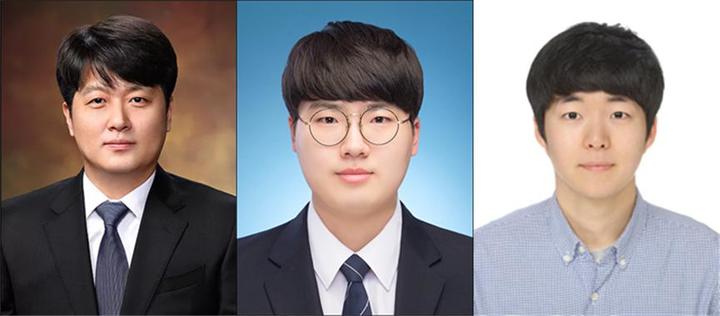 [서울=뉴시스]중앙대 기계공학부 이상민 교수 연구팀 (왼쪽부터 이상민 교수, 손진호 학생, 허덕재 학생). 사진 중앙대 *재판매 및 DB 금지