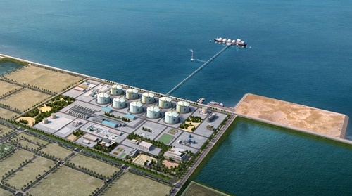 [서울=뉴시스] 한국가스공사가 추진 중인 당진 LNG 제5기지 조감도. (사진=현대제철 제공) *재판매 및 DB 금지