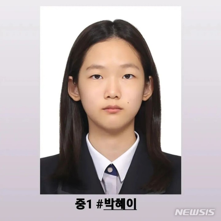 [서울=뉴시스] 김지혜딸 박혜이. 2022.02.27. (사진= 김지혜 인스타그램 캡쳐) photo@newsis.com*재판매 및 DB 금지