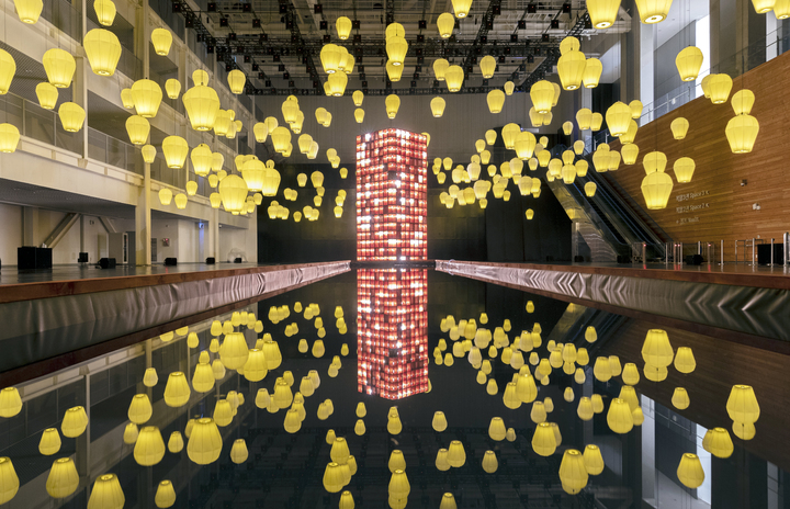 [광주=뉴시스] 국립아시아문화전당 작품 '풍화, 아세안의 빛' 작품. (사진=국립아시아문화전당 제공). photo@newsis.com *재판매 및 DB 금지