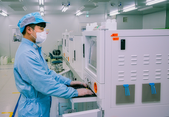 [대전=뉴시스] ㈜위드텍 연구실 모습. *재판매 및 DB 금지