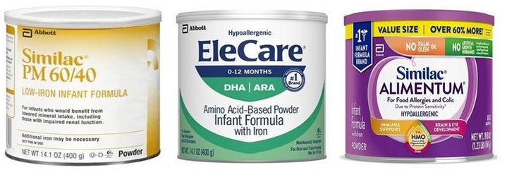 미국에서 회수되는 '시밀락' 분유 제품 (사진=식품의약품안전처 제공) *재판매 및 DB 금지