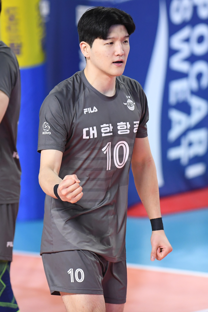 [서울=뉴시스] 대한항공 정지석.(사진=한국배구연맹 제공) *재판매 및 DB 금지