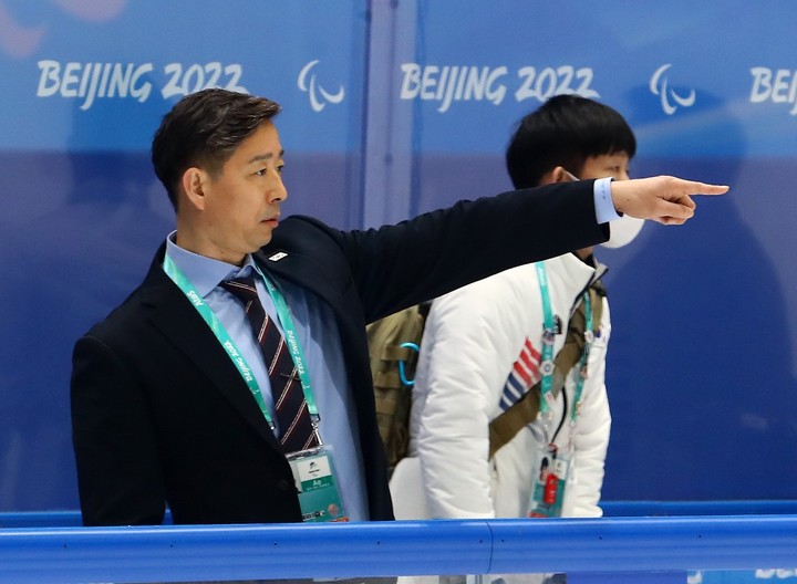 [서울=뉴시스] 한국 파라아이스하키 대표팀의 한민수 감독. (사진= 대한장애인체육회 제공) *재판매 및 DB 금지