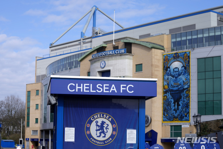 [런던=AP/뉴시스] 첼시 홈구장인 스탬포드 브릿지. 2022.03.19.