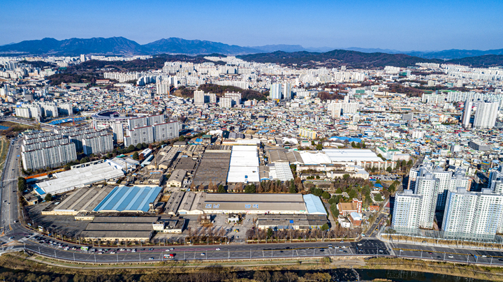 광주 전남방직 부지. (사진=광주시 제공) *재판매 및 DB 금지