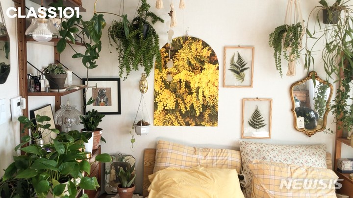[서울=뉴시스] 제인센스 '나만의 작은 공간 플랜테리어'. (사진=클래스101 제공) 2022.03.11. photo@newsis.com