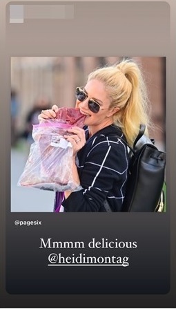 [서울=뉴시스] 하이디 몬테그 2021.03.12.(사진=하이디 몬테그 인스타그램, 페이지 식스) photo@newsis.com *재판매 및 DB 금지