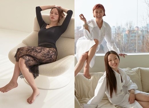 [서울=뉴시스] 유채원, 변정수 2021.03.13.(사진=변정수 인스타그램) photo@newsis.com *재판매 및 DB 금지