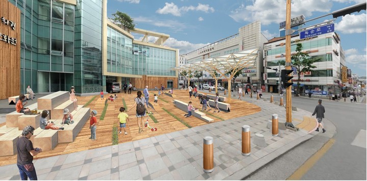 [대전=뉴시스] 목재친화도시 조성 사업 예시. *재판매 및 DB 금지