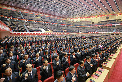 [서울=뉴시스] 북한 초급당비서들. 2022.03.15. (사진=노동신문 누리집 갈무리) *재판매 및 DB 금지
