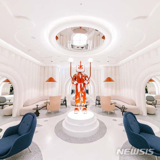 [서울=뉴시스] 현대백화점 클럽 YP 라운지. (사진=뉴시스 DB). photo@newsis.com