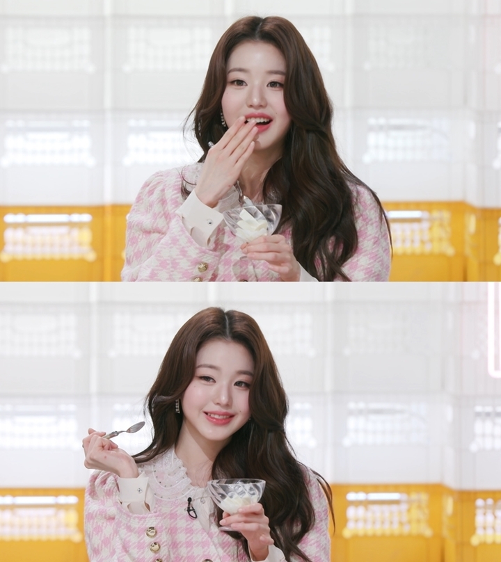 [서울=뉴시스]장원영. 2022.03.18. (사진=KBS 2TV '신상출시 편스토랑'제공) photo@newsis.com*재판매 및 DB 금지 *재판매 및 DB 금지