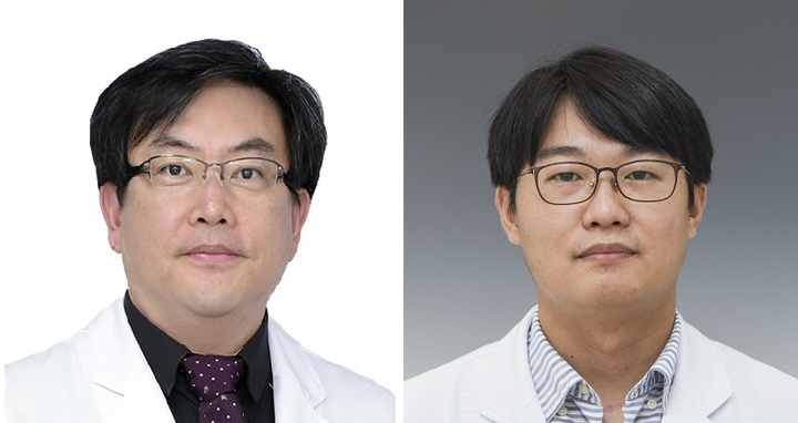 전북대 의대 핵의학교실 정환정 교수(왼쪽), 이비인후과 홍용태 교수 *재판매 및 DB 금지