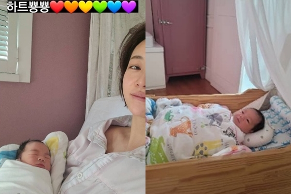 황정음과 둘째 아들