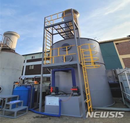 [부천=뉴시스] 정일형 기자 = 노후 대기방지시설 교체 후 모습. (사진은 부천시 제공)