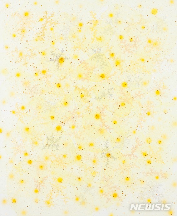 [서울=뉴시스]이강욱, The Gesture_18030, Mixed Media on Canvas, 63 x 50cm, 2018