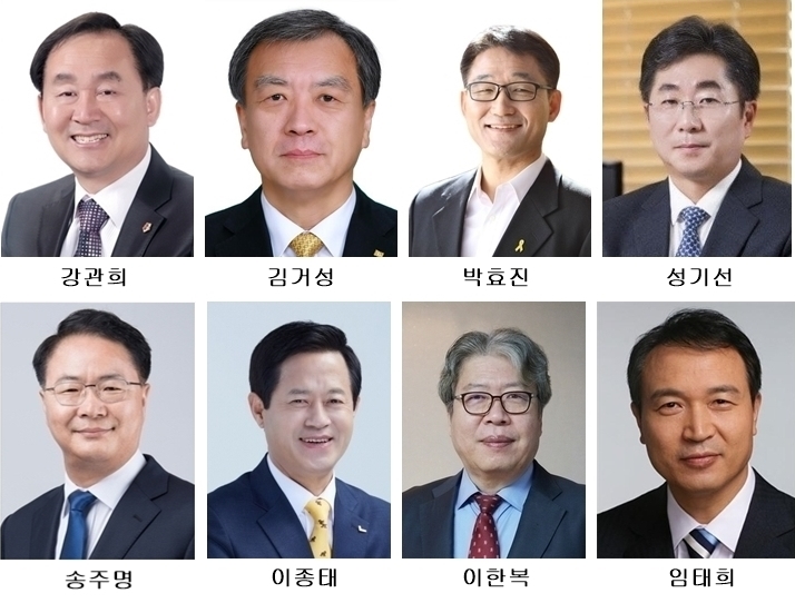 [수원=뉴시스] 경기도교육감 후보 출마군(가나다순). 2022.03.22. newsis@photo.com *재판매 및 DB 금지