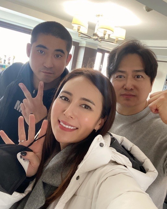 [서울=뉴시스] 에바포피엘, 김찬우(오른쪽) 2021.03.23(사진=인스타그램 캡처) photo@newsis.com&nbsp; *재판매 및 DB 금지