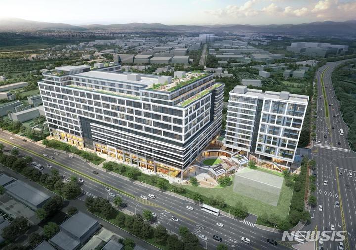 [서울=뉴시스] 천안자이타워 조감도.