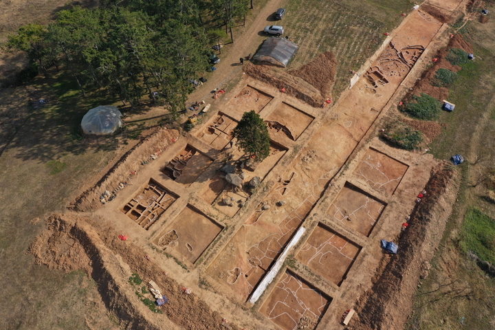 [해남=뉴시스] 송지면 군곡리 패총 유적. *재판매 및 DB 금지