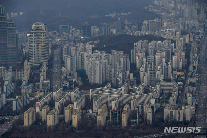 서울시내 아파트 단지. 뉴시스 자료사진.