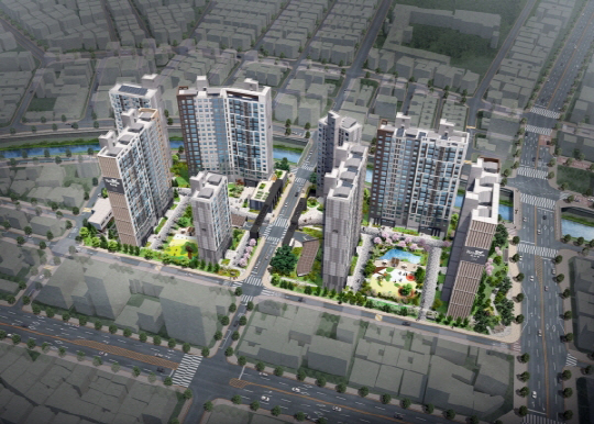 보문 리슈빌하우트 조감도(사진 제공=계룡건설) *재판매 및 DB 금지