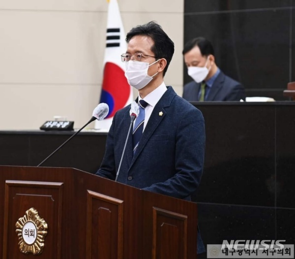 [대구=뉴시스] 이지연 기자 = 오세광 대구 서구의원. (사진=서구의회 제공) 2022.03.25. photo@newsis.com