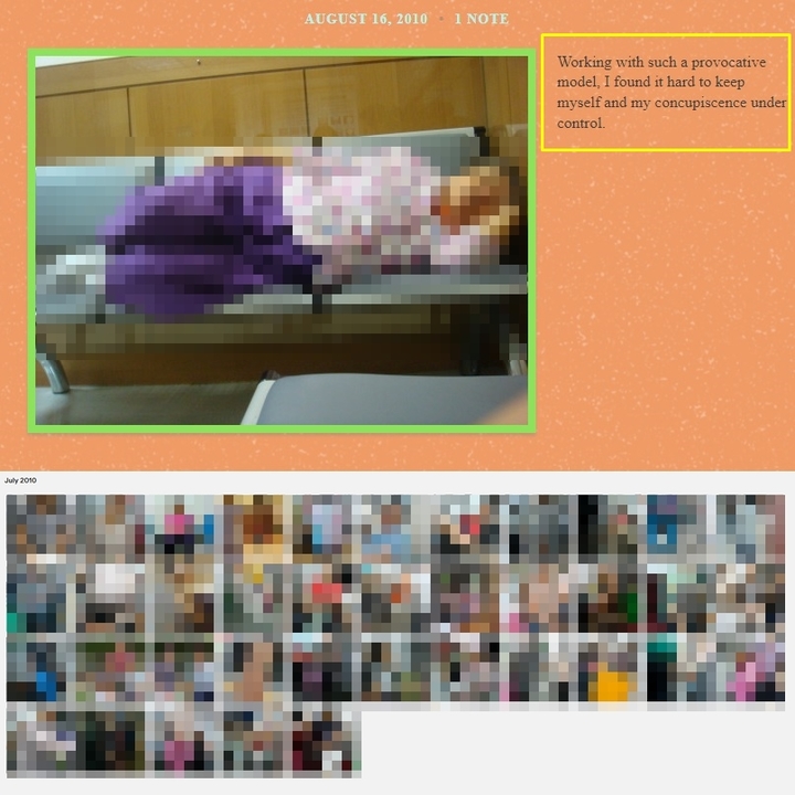 [서울=뉴시스]진하가 불법촬영한 한국 할머니들. (사진=블로그 캡처) 2022.03.25. photo@newsis.com