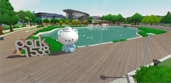 [포항=뉴시스] 강진구 기자 = 포스코는 25일 오전 제페토(ZEPETO)에 Park1538 지도(맵)를 열었다고 밝혔다.사진은 Virtual Park1538 속 수변공원.(사진=포스코 제공) 2022.03.25.photo@newsis.com&nbsp;&nbsp; *재판매 및 DB 금지