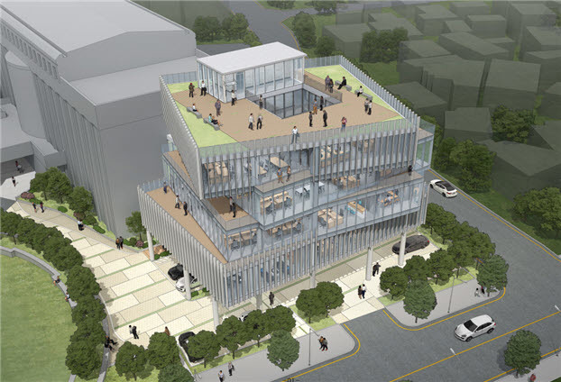 [거창=뉴시스] 거창군 증축청사 조감도. *재판매 및 DB 금지