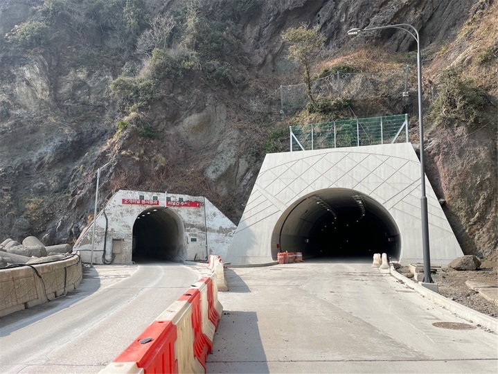 [안동=뉴시스] 울릉 남양터널 종착점. (사진=경북도 제공) 2022.03.28 *재판매 및 DB 금지