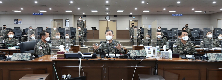 [서울=뉴시스] 합참 현장지도. 2022.03.28. (사진=합참 제공) *재판매 및 DB 금지