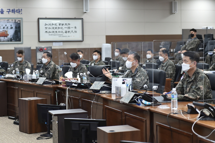 [서울=뉴시스] 합참 현장지도. 2022.03.28. (사진=합참 제공) *재판매 및 DB 금지