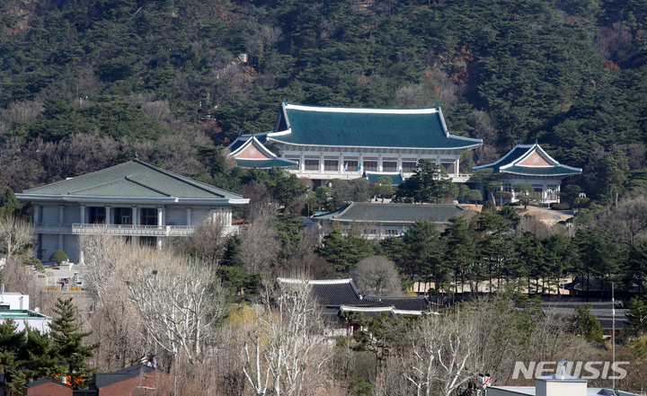[서울=뉴시스] 김명원 기자 = 청와대 모습. 2022.03.28. kmx1105@newsis.com