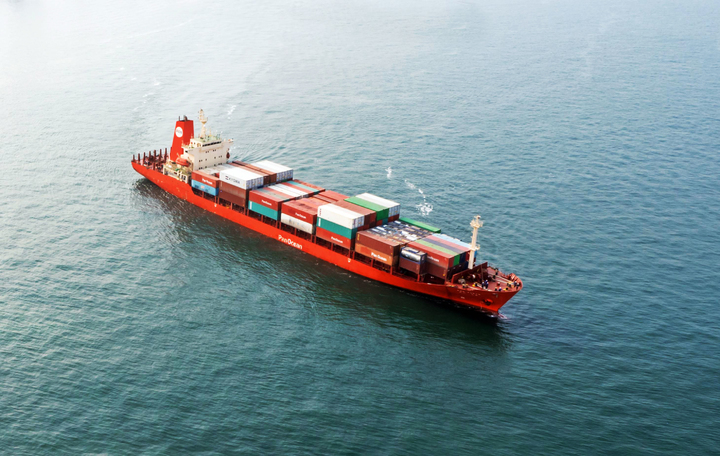 [인천=뉴시스] 김동영 기자 = 하이퐁 익스프레스 서비스에 투입되는 포스 도쿄호 모습. (사진=인천항만공사 제공) *재판매 및 DB 금지