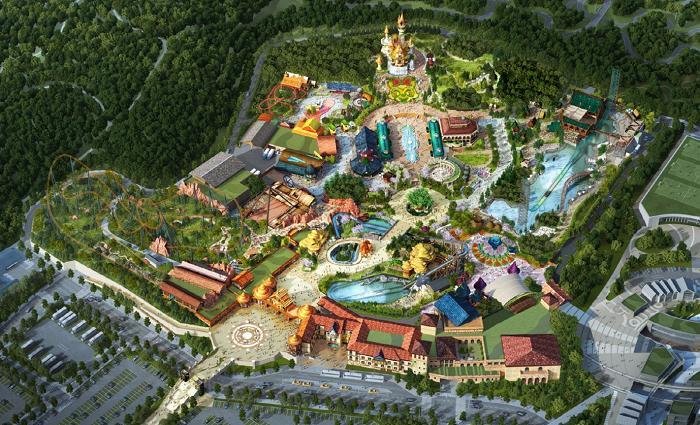 [부산=뉴시스] 31일 문을여는 '롯데월드 어드벤처 부산' 조감도(사진=부산시 제공) *재판매 및 DB 금지