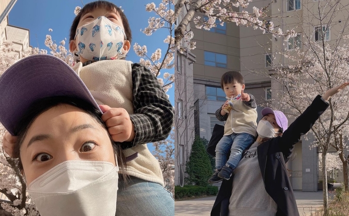 [서울=뉴시스]허민, 그의 아들 정단우. 2022.03.30. (사진=허민 인스타그램 캡처) photo@newsis.com*재판매 및 DB 금지 *재판매 및 DB 금지