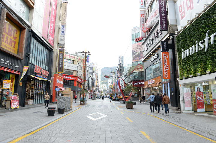 [부산=뉴시스] 부산 부산진구 서면 특화거리. (사진=부산진구청 제공) *재판매 및 DB 금지