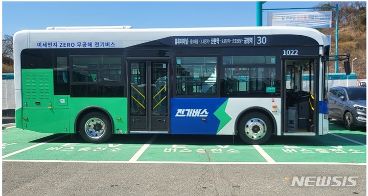 산본여객 30번 버스.