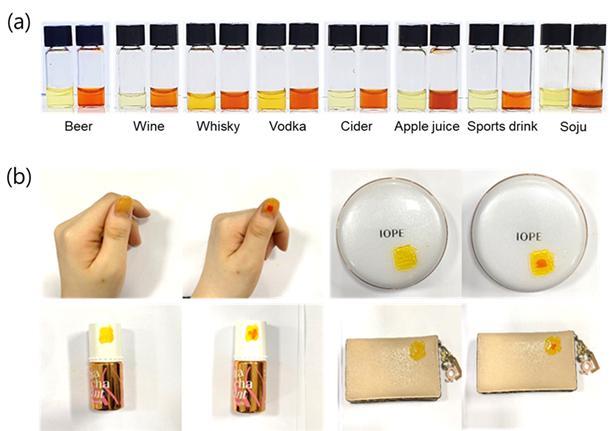 [대전=뉴시스] GHB에 따른 BHEI의 색 변화 및 다양한 활용예시. *재판매 및 DB 금지