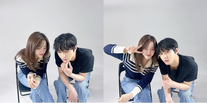 [서울=뉴시스] 가수 겸 배우 김세정, 배우 안효섭. 2022.04.04.(사진=인스타그램 캡처 제공) photo@newsis.com*재판매 및 DB 금지 *재판매 및 DB 금지
