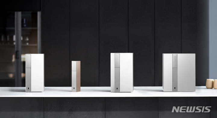 [서울=뉴시스] 코웨이 노블 정수기 시리즈. (사진=코웨이 제공) 2022.04.05. photo@newsis.com