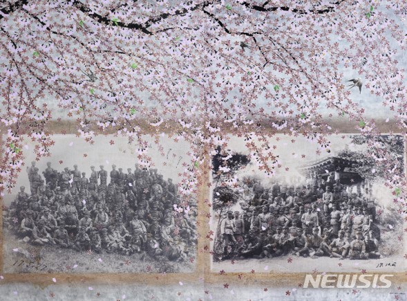 [서울=뉴시스]The days were snowy but warm, 300x227cm