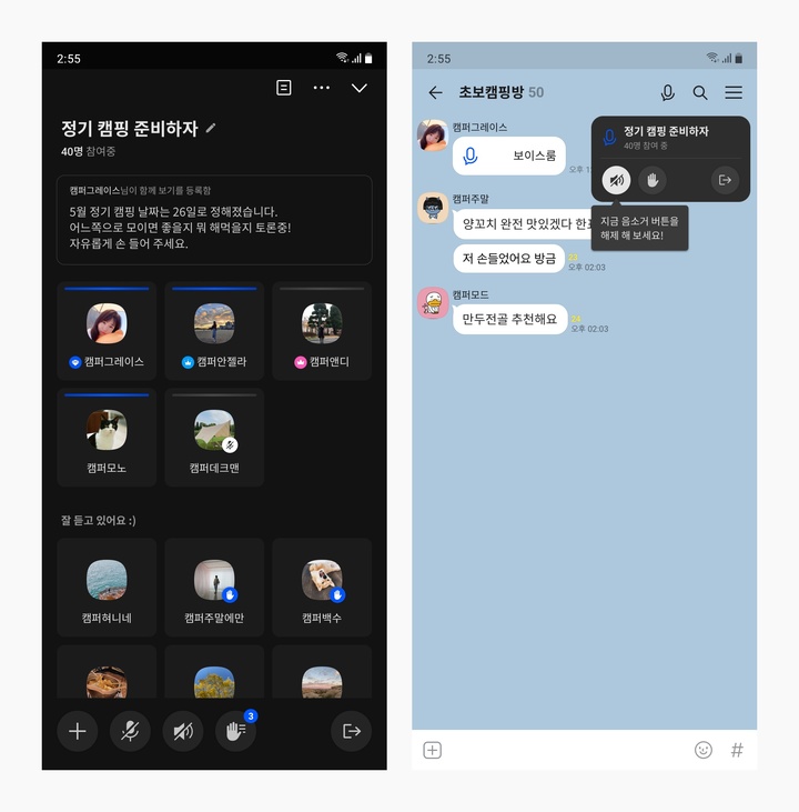 카카오톡 보이스룸 참고 이미지 [사진=카카오] *재판매 및 DB 금지