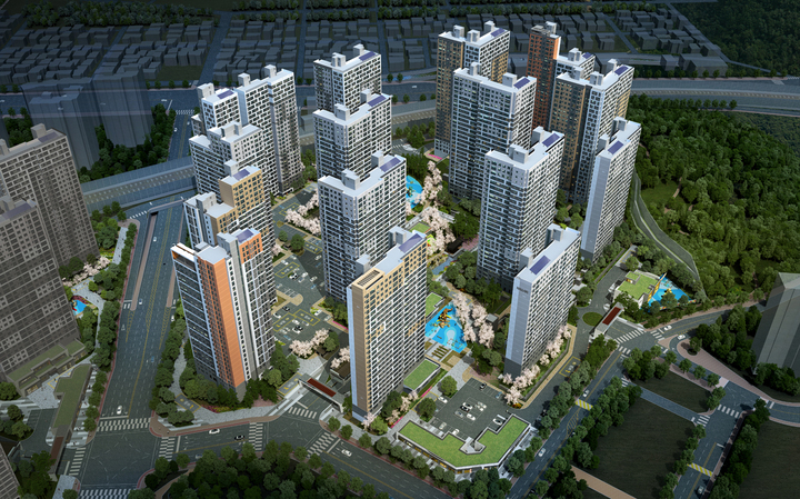 계룡건설 컨소시엄, 대전 천동 '리더스시티' 5블록 분양 - 뉴시스