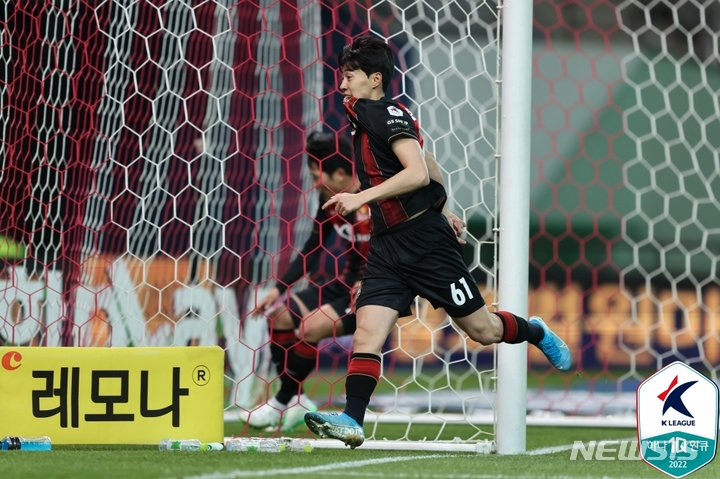 [서울=뉴시스]서울 나상호가 복귀골을 넣었다. (사진=프로축구연맹 제공)