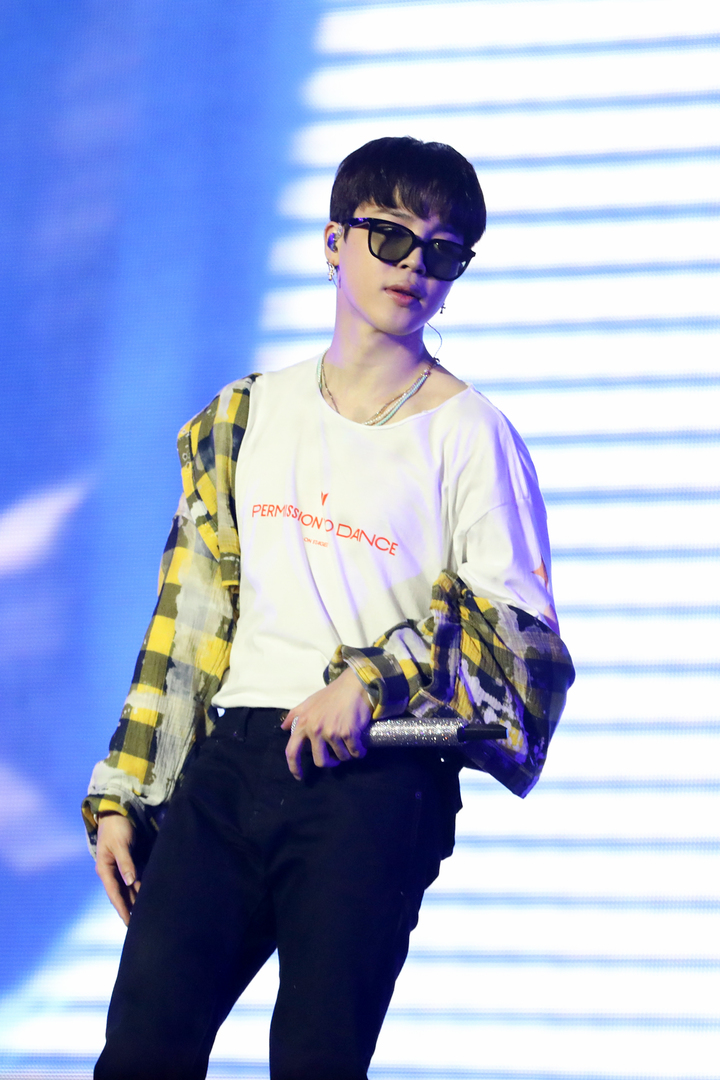 [라스베이거스=뉴시스] 방탄소년단 지민_BTS PERMISSION TO DANCE ON STAGE - LAS VEGAS. 2022.04.09. (사진 = 빅히트 뮤직 제공) photo@newsis.com *재판매 및 DB 금지