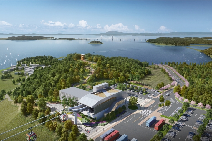 해양관광케이블카 조감도 *재판매 및 DB 금지