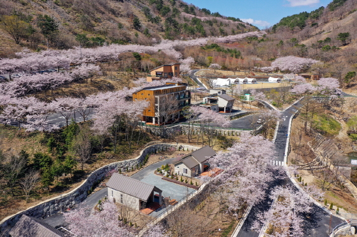 [진주=뉴시스] 진주시 월아산 자연휴양림 전경. *재판매 및 DB 금지